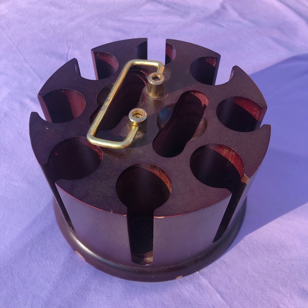 Antique Poker chip carousel